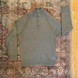 BANANA REPUBLIC Merino Wool Mock Neck Pullover